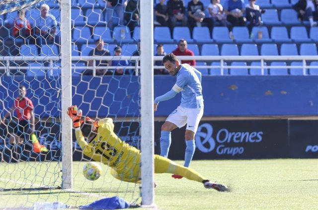 Sergio Cirio, en un partido con la UD Ibiza.