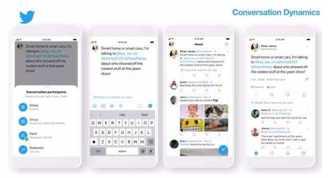 Nueva función para "participantes de la conversación" en Twitter