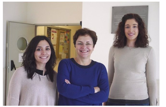 De izqda. A derecha: Sonia G. Gaspar, Mercedes Dosil y Blanca Nieto, participantes del estudio.