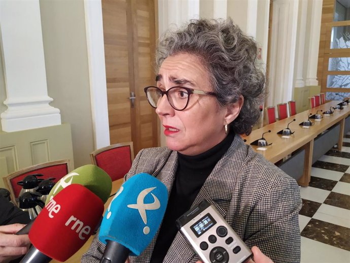 María José Pulido, alcadesa en funciones del Ayuntamiento de Cáceres