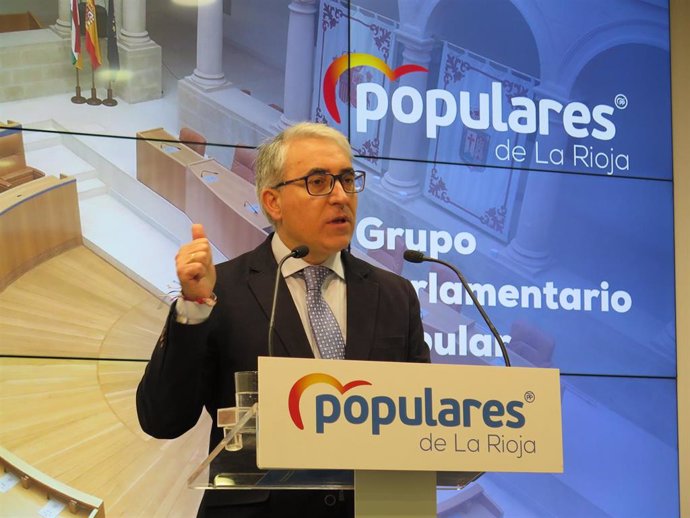El portavoz del Grupo Parlamentario Popular, Jesús Ángel Garrido