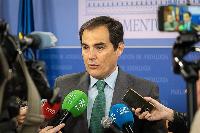 El portavoz parlamentario del PP-A, José Antonio Nieto.