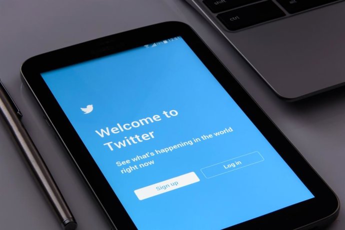 Pantalla d'inici de l'aplicació de Twitter