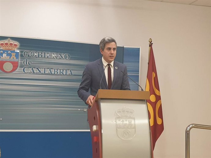 El vicepresidente de Cantabria y secretario general del PSC, Pablo Zuloaga