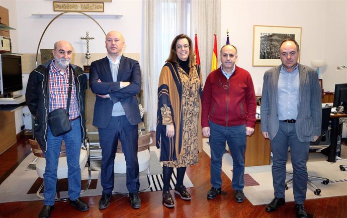 Representantes dela  Diputación de Palencia y ANCHE se reúnen para renovar el convenio de colaboración.