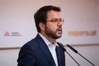 Aragonès tras decisión del TS sobre Junqueras: "Vergüenza de justicia española", "lucharemos hasta el final"