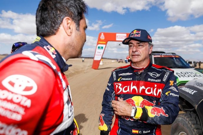 Carlos Sainz en el Rally Dakar