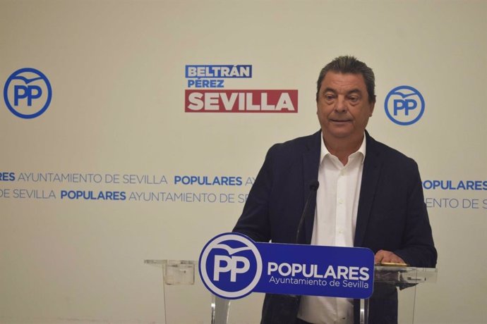 El concejal del Grupo Popular en Sevilla Ignacio Flores