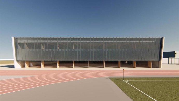 Imagen del proyecto de pabellón cubierto de Vegas del Genil