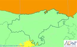Aviso naranja por fenómenos costeros