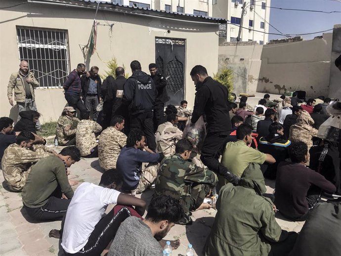 Fuerzas leales a Jalifa Haftar en Libia