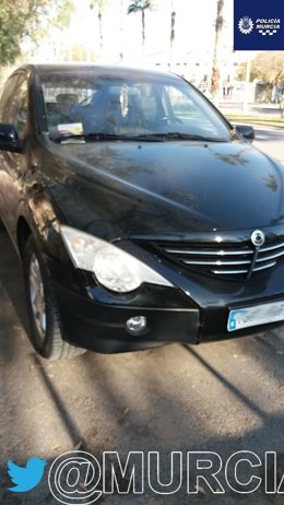 Policía Local de Murcia detiene al conductor de un turismo por cuadruplicar la tasa de alcoholemia