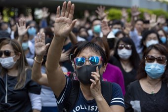 PROTESTAS EN HONG KONG