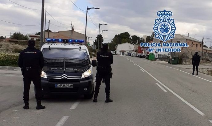 Imagen de un dispositivo estático de control de la Policía Nacional