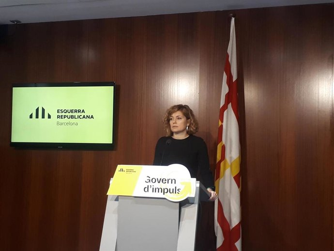 La concejal de ERC en Barcelona, Elisenda Alamany