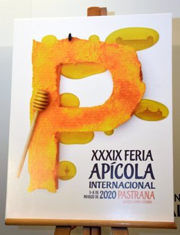 Cartel de la XXXIX Feria Apícola de Pastrana.