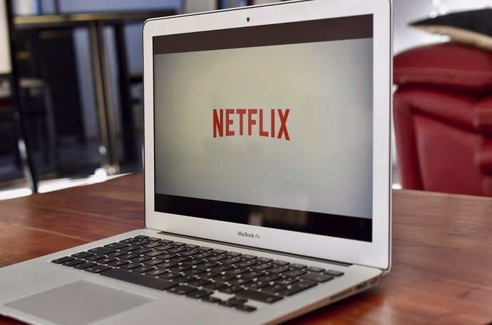 Logotip de Netflix a la pantalla d'un ordinador