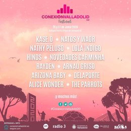 Cartel del festival Conexión Valladolid 2020