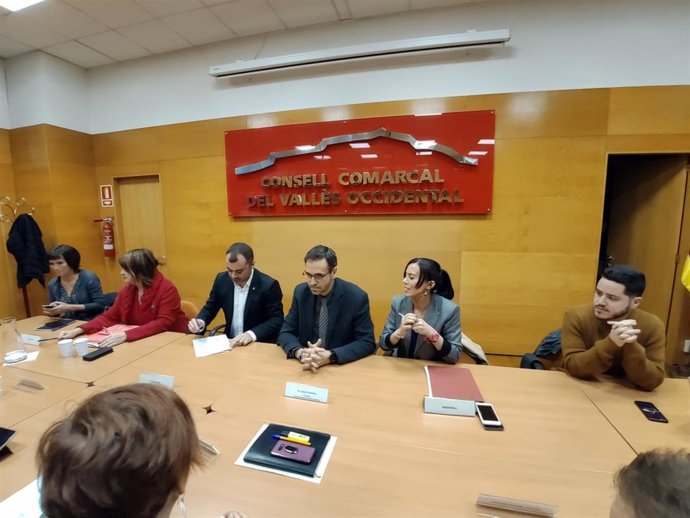 Reunión de alcaldes y representantes del Valls Occidental para que la R4 llegue al Aeropuerto de Barcelona