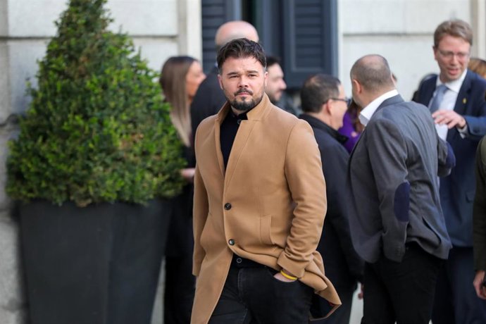 El portavoz de Esquerra Republicana en el Congreso, Gabriel Rufián
