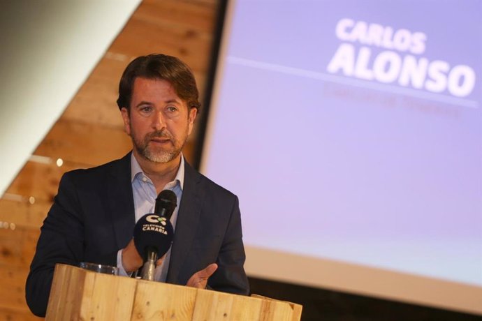 Alonso, en un acto de campaña