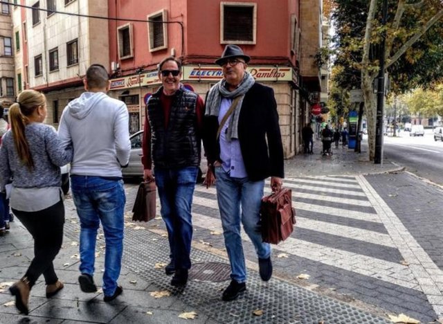 El juez Manuel Penalva y el fiscal Miguel Ángel Subirán, entrando a los Juzgados en una imagen de archivo de 2017.