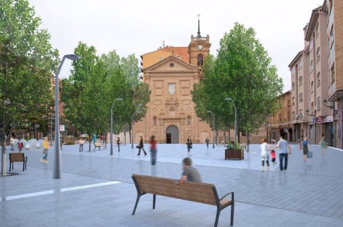 Las obras de reurbanización del Coso Bajo de Huesca comenzarán el 15 de enero.