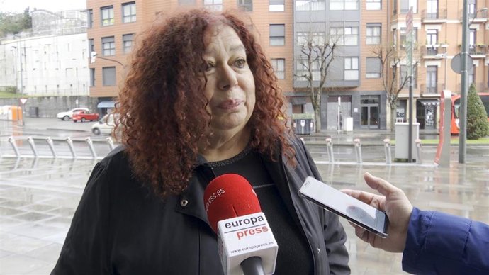 Andrea Uña, miembro del Colectivo de Pensionistas de Bizkaia