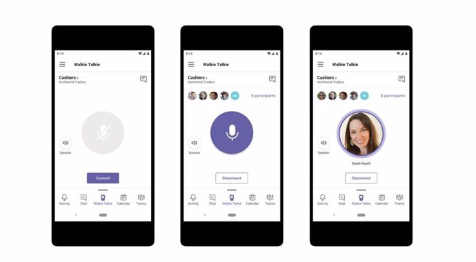 Microsoft desarrolla una nueva función de Walkie Talkie para las empresas que utilicen Microsoft Teams.