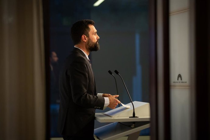 El president del Parlament, Roger Torrent