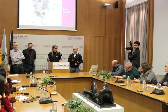 Rueda de prensa de la presidenta de la Diputación de Pontevedra, Carmela Silva.