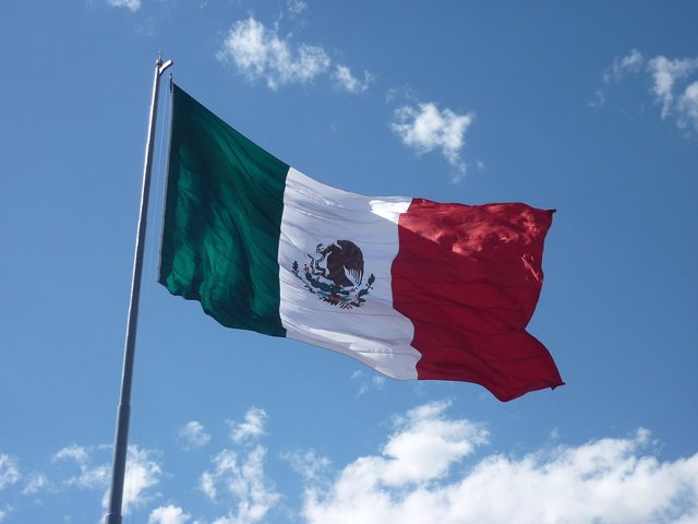 Bandera de México.