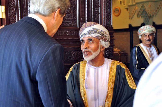 El sultán de Omán, Qabus bin Said al Said.