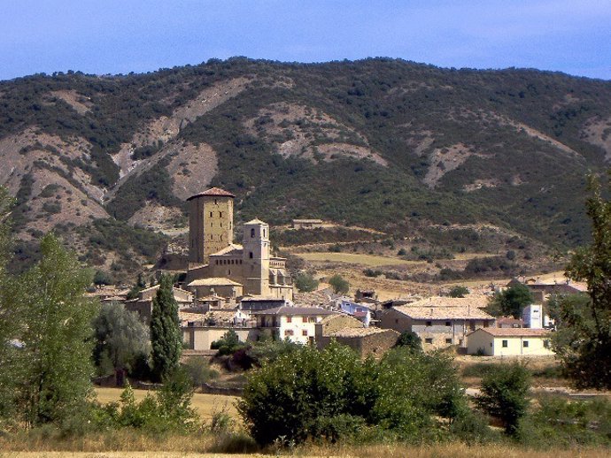 Localidad de Biel, en la Comarca de las Cinco Villas.