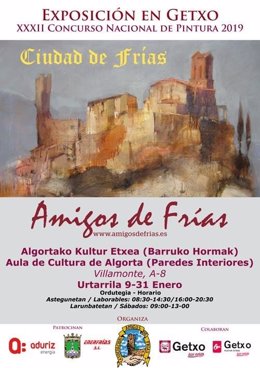 Cartel anunciador de la exposición en Getxo (Bizkaia)