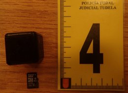 Cámara encontrada en el establecimiento