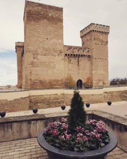 Castillo de Aguas Mansas en Agoncillo, sede del Ayuntamiento de la localidad