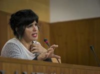 Teresa Rodríguez cree que la JEC se ha "excedido" de sus funciones en Cataluña y pide resolver el conflicto con política