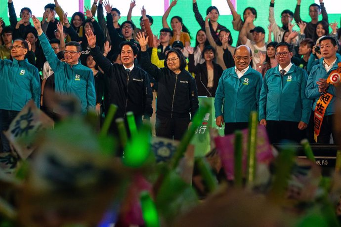 Taiwán.- Tsai celebra su victoria electoral proclamando que "no cederá a las ame
