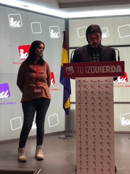 Carolina Cordero y Álvaro Aguilera, nuevos coportavoces de IU Madrid
