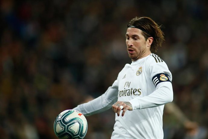 Sergio Ramos, durante un partido con el Real Madrid.