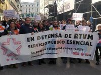 Todos los partidos salvo PP y Vox apoyan protesta de empleados de Telemadrid "en defensa de un sector público esencial"