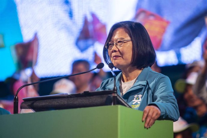 Imagen de la presidenta de Taiwán, Tsai Ing Wen. 