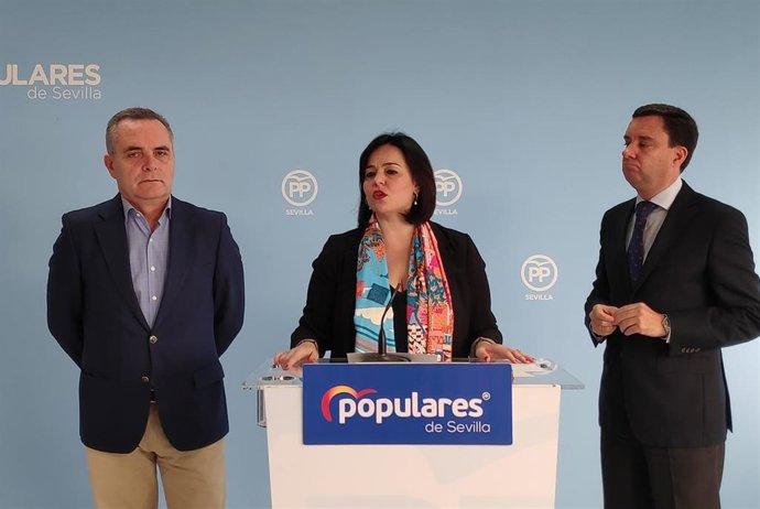 Virginia Pérez en rueda de prensa en una imagen de archivo