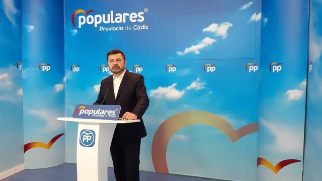El vicesecretario general del PP-A, Toni Martín, este domingo