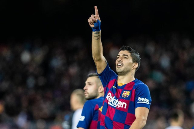 El delantero del FC Barcelona Luis Suárez