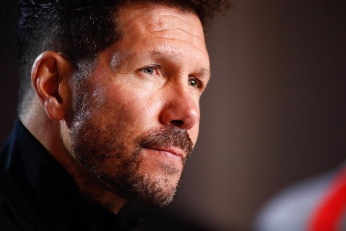 Diego Pablo Simeone, entrenador del Atlético de Madrid.