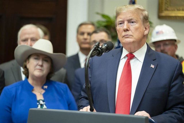 Trump says he doesn't care if Iran negotiates, but asks Tehran to El presidente de Estados Unidos, Donald Trump.