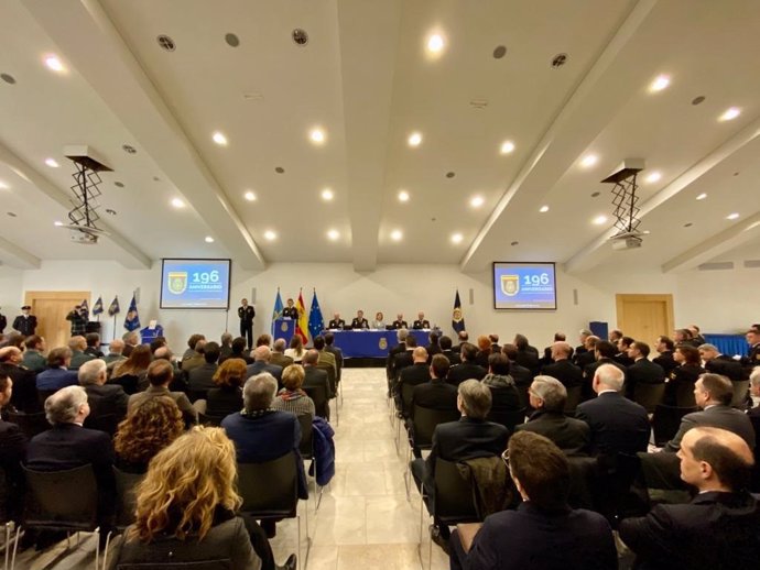 Acto de conmemoración del 196 Aniversario de la creación de la Policía Nacional en el Palacio de Exposiciones y Congresos de Oviedo.