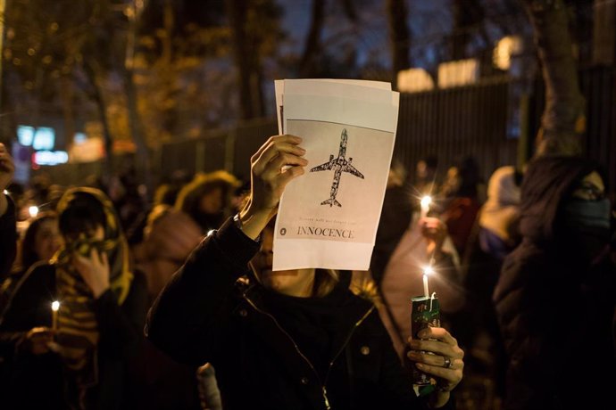 Protestas en Teherán tras el derribo del avión ucraniano